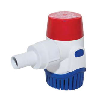 manually activated 800 gph bilge pump for watercraft, made by rule