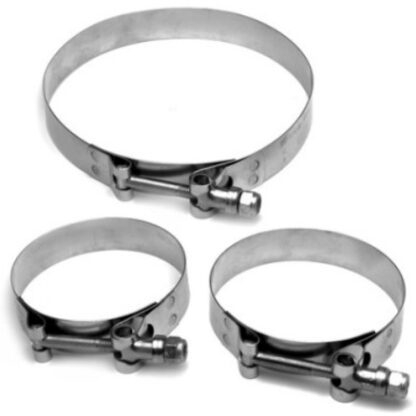 adjustable stainless steel t-bolt hose clamps
