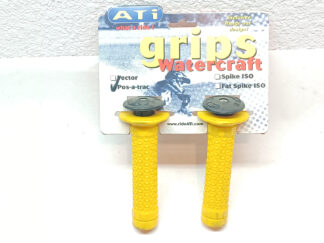 NOS - ATI Pos-a-Trac Handlebar Grips Yellow