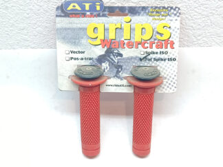 NOS - ATI Fat Spike ISO Handlebar Grips Red
