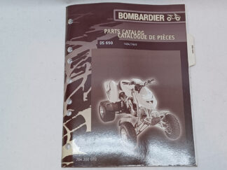 USED - Bombardier ATV Parts Catalog DS-650 7404 7449