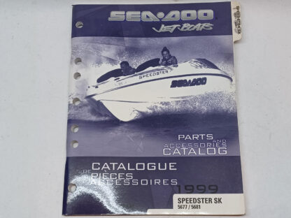 USED - Sea-Doo Sport Boat Parts Catalog 00 Speedster SK 5677