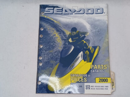 USED - Sea-Doo PWC Parts Catalog 2000 GTX Red/Blue