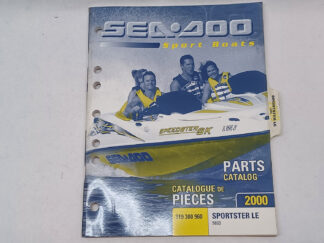 USED - Sea-Doo Sport Boat Parts Catalog 2000 Sportster LE