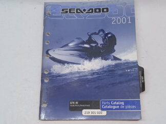 USED - Sea-Doo PWC Parts Catalog 2001 GTX DI
