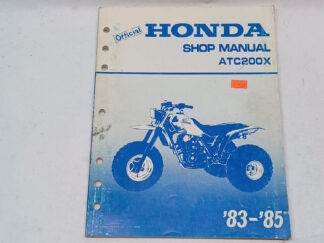 USED - OEM Service Manual Honda ATC200X 1983-1985