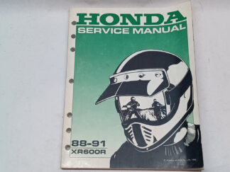 USED - OEM Service Manual Honda XR600R 1988-1991