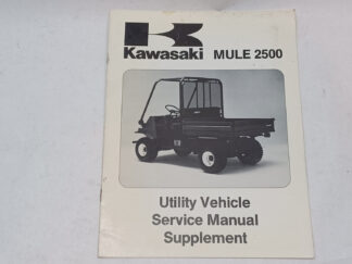 USED- OEM Repair Manual Supplement Kawasaki UTV Mule 2500