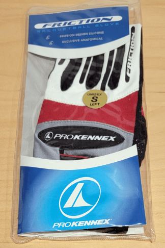 ProKennex Friction Racquetball Glove, Left Hand, Small, Red